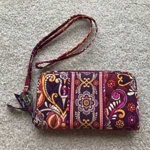 Vera Bradley Zip Around Wallet - Safari Sunset
